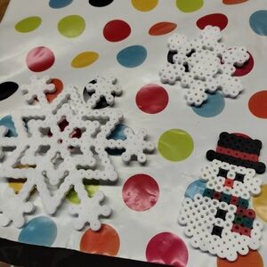 3 Piece Snow Ornaments